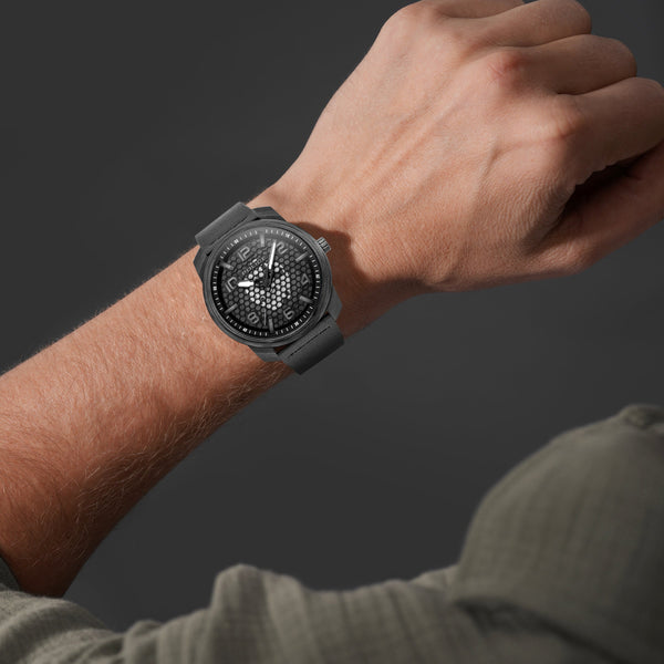 Police Herren Armbanduhr Chronograph Leder Blau 42mm - Herrenuhr Chronograph Lederarmbanduhr