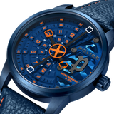 Orologio da uomo Police analogico al quarzo in acciaio inossidabile nero 44 mm - Orologio da uomo Police Cronografo
