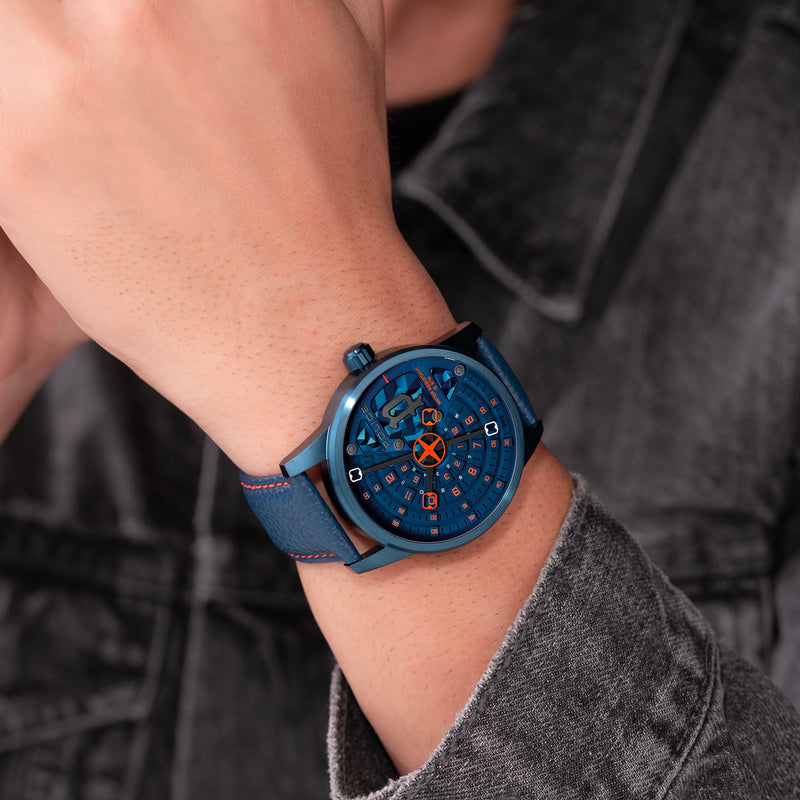Orologio da uomo Police analogico al quarzo in acciaio inossidabile nero 44 mm - Orologio da uomo Police Cronografo
