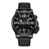 Police Men's Watch Leather Black 42mm Chronograph Automatic Men's Watch Wrist Watch