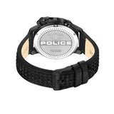 Police Men's Watch Leather Black 42mm Chronograph Automatic Men's Watch Wrist Watch
