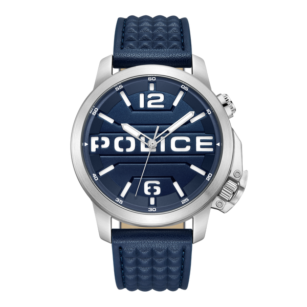 Police Men's Wristwatch Chronograph Stainless Steel Silver 44 mm - Men's Watches with Chronograph Function - Police Watches Online Shop
