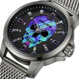 Police Herren Armbanduhr Chronograph Silber 44 mm Edelstahl - Police Uhr günstig kaufen