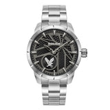 Police Men's Wristwatch Silver/Black 42 mm Analog Stainless Steel Chronograph Men's Watch Wristwatch Time