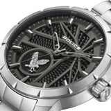 Police Men's Wristwatch Silver/Black 42 mm Analog Stainless Steel Chronograph Men's Watch Wristwatch Time