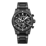 Police Men's Chronograph Watch 44mm Black Stainless Steel Wristwatch Men's Watch Chronographs