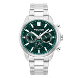 Police Men's Chronograph Watch Green 42mm Stainless Steel Wristwatch Men's Watch Chronographs