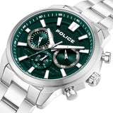 Police Men's Chronograph Watch Green 42mm Stainless Steel Wristwatch Men's Watch Chronographs