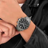 Police Unisex Wristwatch Analog Quartz Watches Silber Armbanduhr Herrenuhr Damenuhr Chronograph