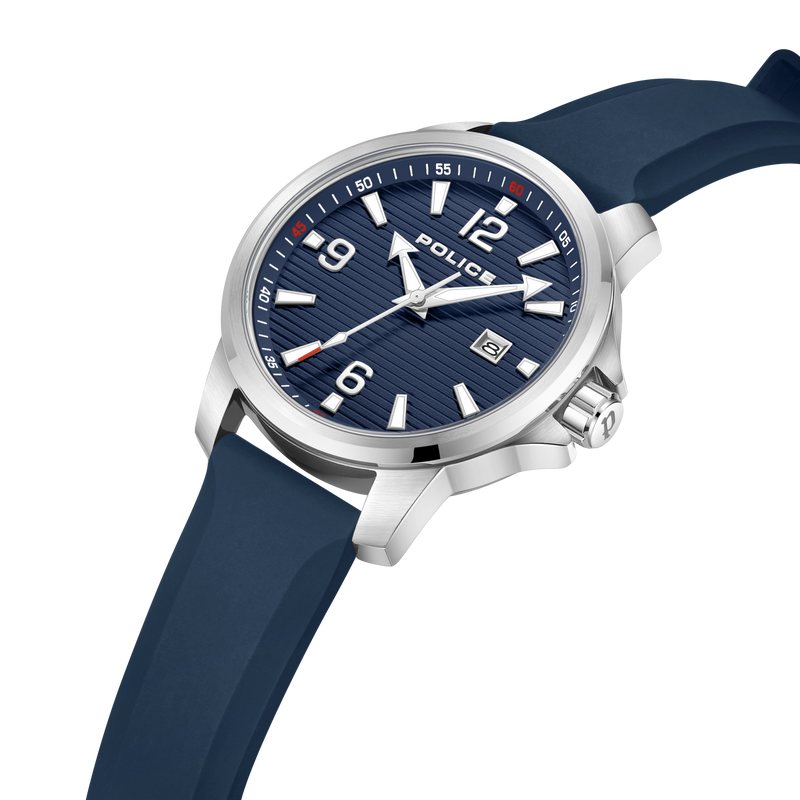 Orologio da uomo Police Analogico al quarzo Acciaio inossidabile Argento 44 mm MENSOR PEWJN0020901 - Orologio da uomo - Orologi da uomo - Orologi Police