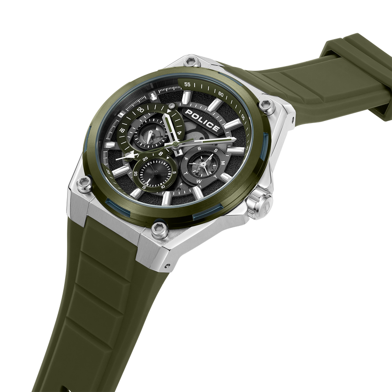 Orologio da polso da uomo Police orologio analogico Salkant ay argento 43 mm acciaio inossidabile - acquista orologi Police a buon mercato online
