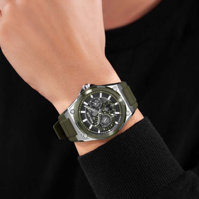 Orologio da polso da uomo Police orologio analogico Salkant ay argento 43 mm acciaio inossidabile - acquista orologi Police a buon mercato online