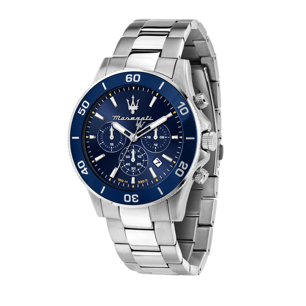 Orologio da uomo Maserati R8873600002 Cronografo Competizione Blu