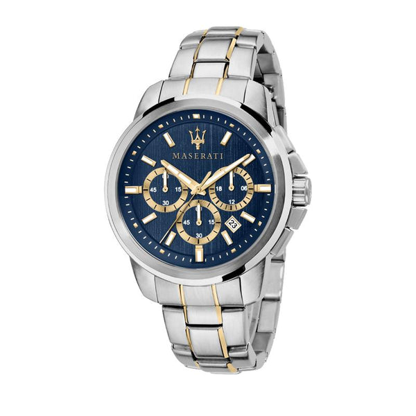 Orologio da uomo Maserati, collezione SUCCESSO, in acciaio, PVD oro - R8873621016