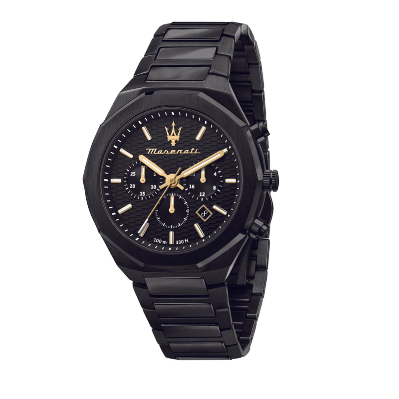 Orologio da uomo Maserati R8873642005 Cronografo Styles Nero
