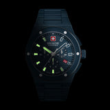 Orologio da uomo Swiss Military Hanowa Cronografo in acciaio inossidabile blu 42 mm Orologio da uomo Swiss Made Cronografo Orologio da uomo
