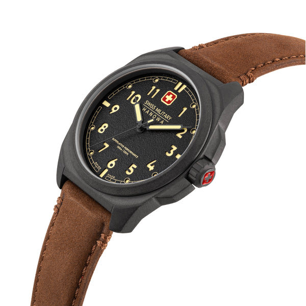 FIELDMASTER Leder Schwarz 42mm - Uhren Herren -  Swiss Made