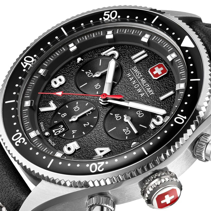 Swiss Military Hanowa Orologio Analogico Cronografo Uomo con Swiss Military Hanowa Orologio Analogico Cronografo Uomo con