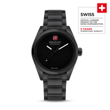 DARK MATTER 40mm Schwarz Edelstahl - Swiss Made - Herrenuhr