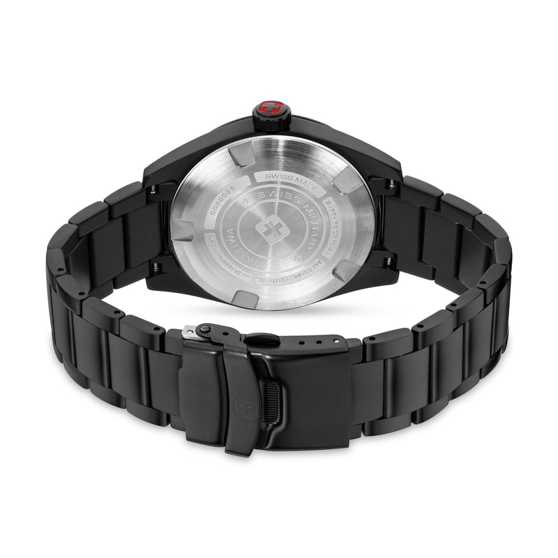 DARK MATTER 40mm Schwarz Edelstahl - Swiss Made - Herrenuhr