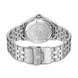 Swiss Military Hanowa Orologio analogico unisex Acciaio inossidabile Blu 42 mm Orologi da uomo cronografi Swiss Made