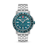 Swiss Military Hanowa Orologio da polso da uomo Analogico Blu/Argento 42 mm Cronografo da uomo in acciaio inossidabile