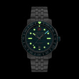 Swiss Military Hanowa Orologio da polso da uomo Analogico Blu/Argento 42 mm Cronografo da uomo in acciaio inossidabile