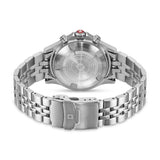 Orologio cronografo da uomo Swiss Military Hanowa Orologio da polso Cronografo da uomo in acciaio inossidabile nero