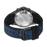 Swiss Military Hanowa Orologio da uomo Cronografo 42 mm Pelle/Acciaio Blu/Nero Orologio da uomo Cronografo Orologio da uomo