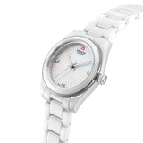 Swiss Military Hanowa Orologio da donna Argento 36 mm Acciaio inossidabile Orologio svizzero Made in Italy Cronografo Orologio da donna Orologio da polso Orologi