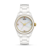 Orologio da donna Swiss Military Hanowa analogico in ceramica bianco/oro 38 mm - Orologio svizzero da polso