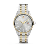Swiss Military Hanowa Orologio da uomo Analogico Argento/Oro 40 mm Acciaio inossidabile/Oro Bracciali Orologio da uomo Cronografo