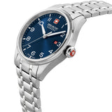 Swiss Military Hanowa Men's Wristwatch Analog Quartz Stainless Steel Blue 40mm Chronograph Men's Watch Watches