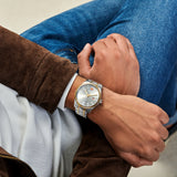 Swiss Military Hanowa Orologio da uomo Analogico Argento/Oro 40 mm Acciaio inossidabile/Oro Bracciali Orologio da uomo Cronografo