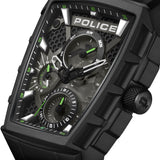 Orologio da uomo Police Cronografo analogico al quarzo Nero Verde 45 mm - Orologio sportivo - Orologio da polso - Economico