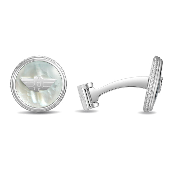 Police Herren Manschettenknöpfe Silber Metal Schmuck Herren Accessoires Manschettenknöpfe Hochzeit Geschenk