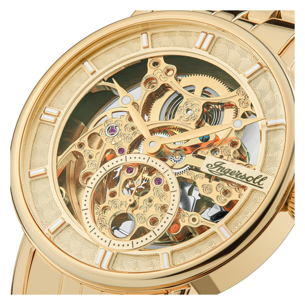 Ingersoll The Herald 40 mm (S) - I00408 - Herrenuhr Automatik Skelettuhr