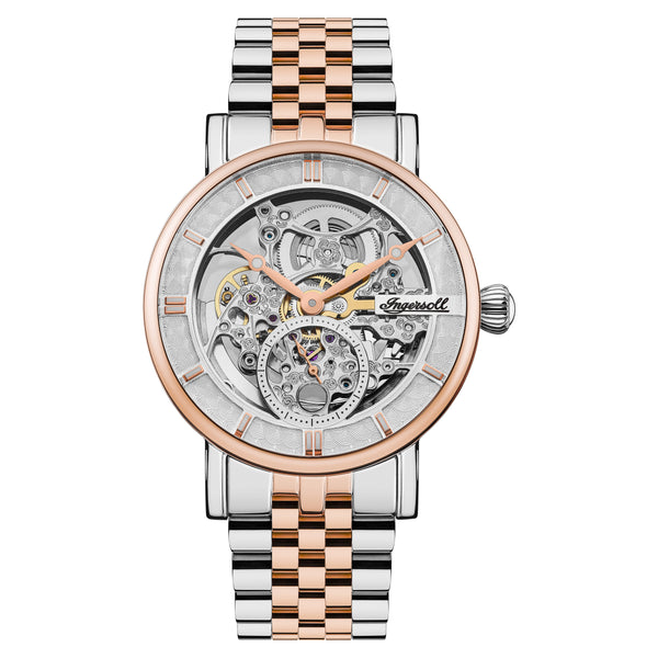 Ingersoll The Herald 40 mm (S) - I00410 - men's automatic skeleton watch